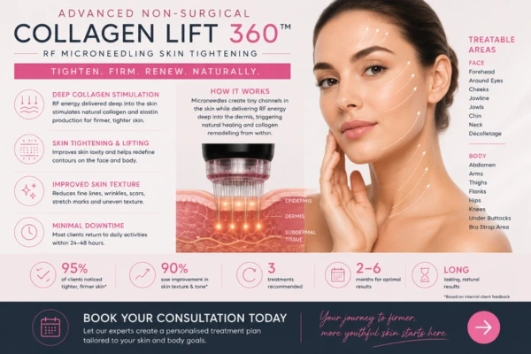 Book in Collagen Lift 360 Merthyr Tydf today